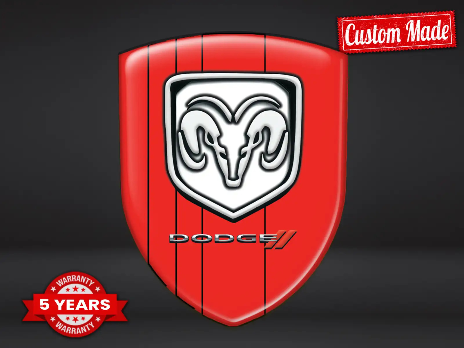 Dodge Stoßstangen Decals Pro Max Robust Elegant Leistung